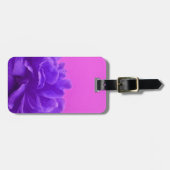 パープルラズベリエレガントーフローラ ラゲッジタグ (正面横)