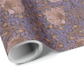 パープルラッピング紙 ラッピングペーパー (ロールコーナー)