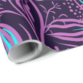 パープルラッピング紙 ラッピングペーパー (ロールコーナー)