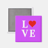 パープルラブシモダンック マグネット (正面/裏面)