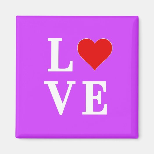 パープルラブシモダンック マグネット (正面)