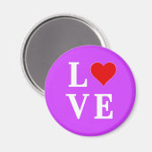 パープルラブシモダンック マグネット (正面/裏面)