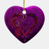 パープルラブ セラミックオーナメント (裏面)