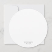 パープルラベルビニール45レコード記念日パーティー 招待状 (裏面)