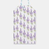 パープルラベンダーアンティークフレーム誕生日ありがとう ギフトタグ (裏面)