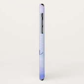 パープルラベンダーウォーターカラーかわいいイニシャル名 Case-Mate iPhoneケース (裏面/左)