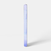 パープルラベンダーウォーターカラーかわいいイニシャル名 SAMSUNG GALAXYケース (左側面)