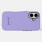 パープルラベンダーエステティック薄紫 Case-Mate iPhoneケース (裏面 (横))