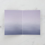 パープルラベンダーグラデーショングリッタースパークル カード (内部)