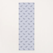 パープルラベンダーグリッタードラゴンフライ        ヨガマット (正面)