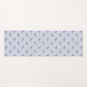 パープルラベンダーグリッタードラゴンフライ        ヨガマット (正面(横))