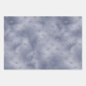 パープルラベンダーグリッタードラゴンフライ   ラッピングペーパーシート (正面2)