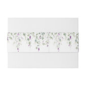 パープルラベンダーグ淡い色のリー離れンズベリーバンド 招待状ベリーバンド (裏面例)