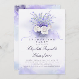 パープルラベンダーズ卒業パーティー 招待状