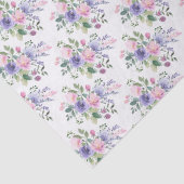 パープルラベンダーピンク結婚フローラ 薄葉紙 (詳細)