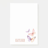 パープルラベンダーピーチチョウ ポストイット (正面)