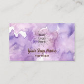 パープルラベンダープロフェッショナル名刺 名刺 (正面)