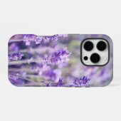 パープルラベンダー畑 iPhoneケース (裏面横)