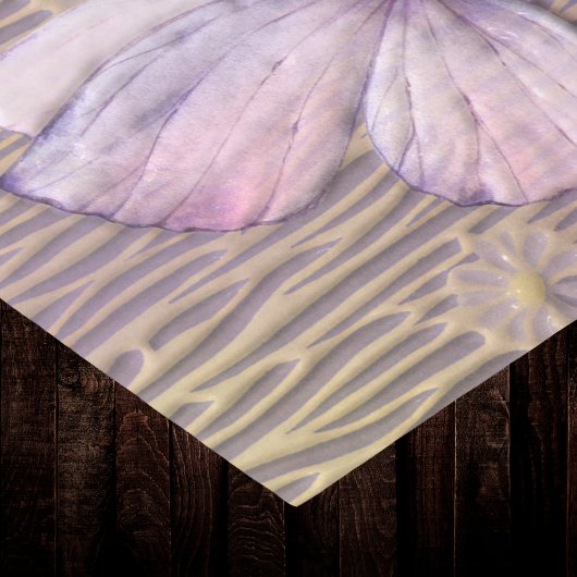 パープルラベンダー開花薬用ヴィンテージエフェメラ 薄葉紙