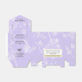 パープルラベンダー – ルーズリーフ茶包装箱 フェイバーボックス (折り畳みなし)