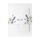 パープルラベ素朴ンダフローラ結婚ズ 招待状ベリーバンド (正面例)