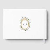 パープルラベ素朴ンダーフローラ結婚ズゲストブック ゲストブック (裏面)