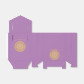 パープルラマダンカレムリボンボックス フェイバーボックス (折り畳みなし)