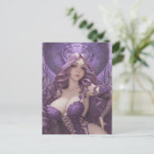 パープルランジェリー ポストカード (スタンド正面)