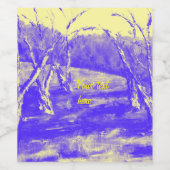 パープルランズイエロースカイ ワインラベル (シングルラベル)