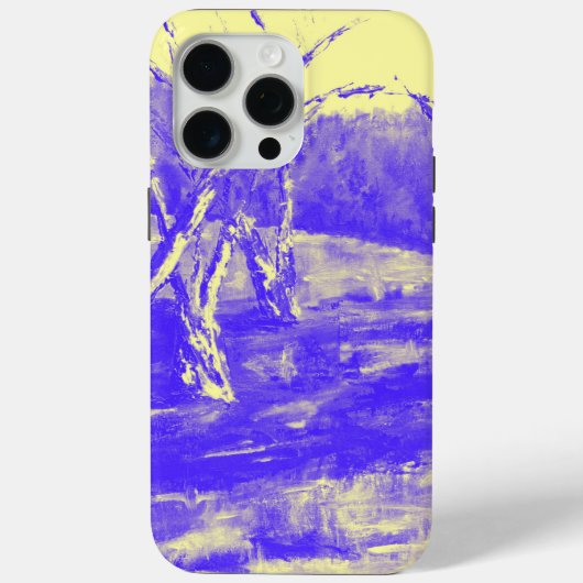 パープルランズイエロースカイ Case-Mate iPhoneケース (裏面)