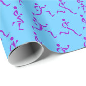 パープルランナー ラッピングペーパー (ロールコーナー)