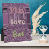 パープルラヴ遊ス食べ&ア伝統的フス南 フォトプラーク (側面)