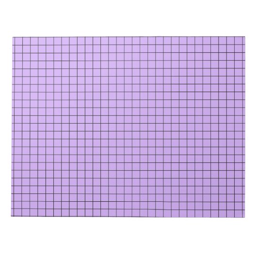 パープルラージグラフ紙 ノートパッド (正面)