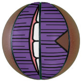 パープルリップスマイル バスケットボール (縦)