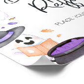 パープルリトルブハロウィンおむつラッフル ポスター (角)