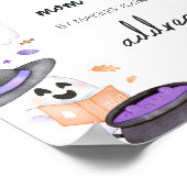 パープルリトルブハロウィーン封筒ステーション ポスター (角)