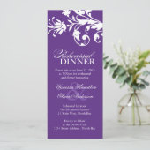 パープルリハーサルディナー招待状 招待状 (スタンド正面)