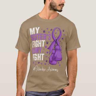 パープルリボンの姉妹オーバードーズ啓発ロングTシャツ Tシャツ