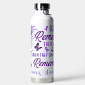 パープルリボンアルツハイマー認識度及び支持体 ウォーターボトル (左面)