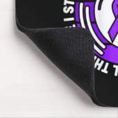 パープルリボンオーバードーズ恋しく思認識度夫メモリ マウスパッド (コーナー)