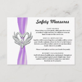 パープルリボンシルバースワン安全対策 エンクロージャーカード