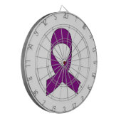 パープルリボンスケッチ ダーツボード (正面左)