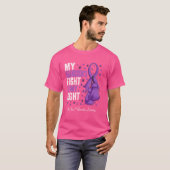 パープルリボン孫Chiari Malformation Awrene Tシャツ (正面フル)