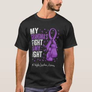 パープルリボン祖母ホジキンズリンパ腫アワーン Tシャツ