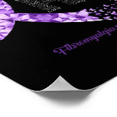 パープルリボン線維筋痛認識度 ポスター (角)