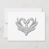 パープルリボン シルバースワン メイドオブオナー カード (裏面)