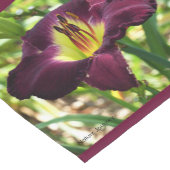 パープルリリーテーブルランナー ショートテーブルランナー (コーナー)