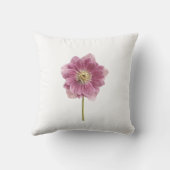 パープルリリーフラワー装飾用クッション クッション (裏面)