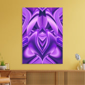 パープルリリー夢 キャンバスプリント (インサイチュ (リビング))