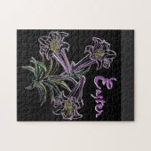 パープルリリー –  ジグソーパズル (横)